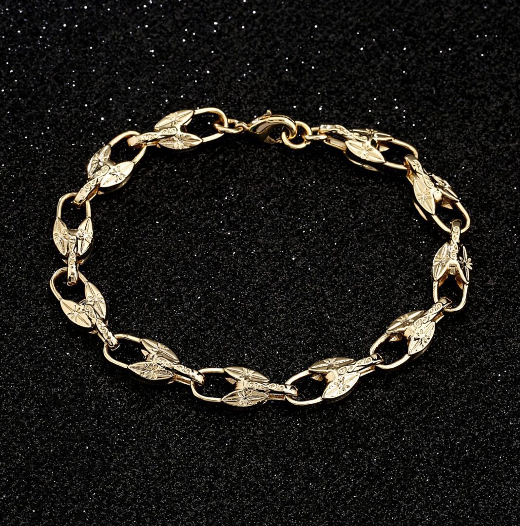 8mm Gold Tulip Bracelet for Kids
