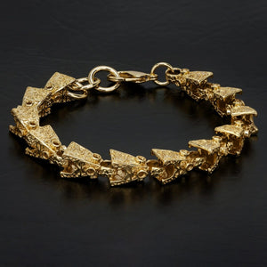 Gold Lego 3D Bracelet