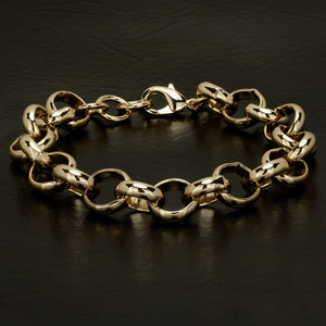 16mm XXL Gold Classic Belcher Chain Bracelet