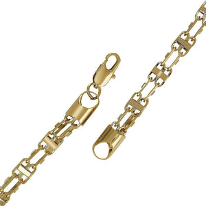 Giant Gold Cage Chain Necklace