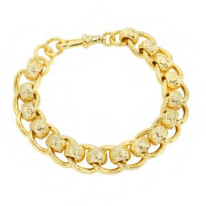 16mm Gold Ornate Rollerball Bracelet